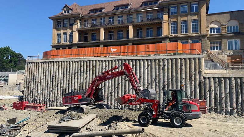 Hôpital des Enfants – Chantier - parois berlinoises – Gilles Weber - CHUV